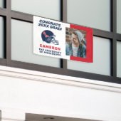 Ole Miss Football helm | Donkerblauw Spandoek (Buitenkant Gebouw)