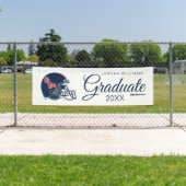 Ole Miss Football helm | Donkerblauw Spandoek (Insitu)