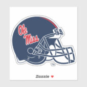 Ole Miss Football helm | Donkerblauw Sticker (Vel)