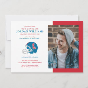 Ole Miss Football helm Lichtblauw Aankondiging