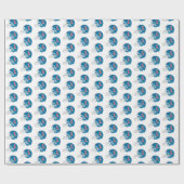 Ole Miss Football helm | Lichtblauw Cadeaupapier (Vlak)