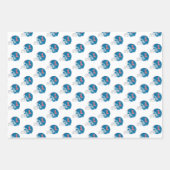 Ole Miss Football helm | Lichtblauw Inpakpapier Vel (Voorkant 3)