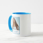 Ole Miss Football helm | Lichtblauw Mok (Voorkant links)