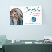 Ole Miss Football helm | Lichtblauw Spandoek (Beurs)