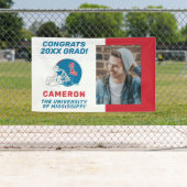 Ole Miss Football helm | Lichtblauw Spandoek (Insitu)