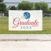 Ole Miss Football helm | Lichtblauw Spandoek (Insitu)