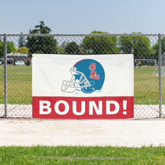 Ole Miss Football helm | Lichtblauw Spandoek (Insitu)