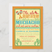 Ole, Ole, Fiesta Baby shower Uitnodiging (Voorkant)