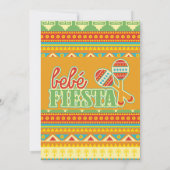 Ole, Ole, Fiesta Baby shower Uitnodiging (Achterkant)