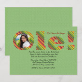 Ole Photo Invitation Kaart (Voorkant / Achterkant)