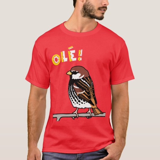 Ole (rood) t-shirt (Voorkant)