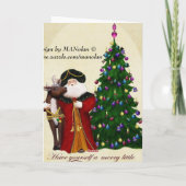 Ole St. Nick Christmas Kaart (Achterkant)