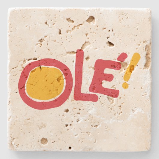 Ole! Stenen Onderzetter (Voorkant)
