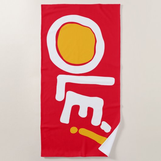 Ole! Strandlaken (Voorkant)