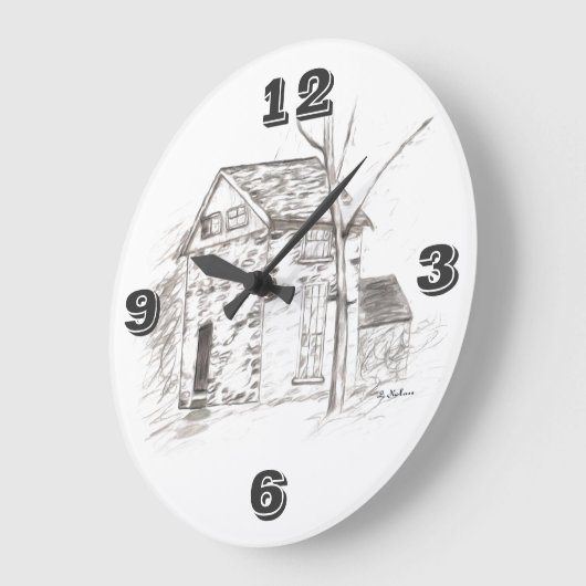 OLE TIME Tic Toc Grote Klok (Hoek)