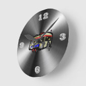 OLE TIME Tic Toc Wall klokken (Hoek)