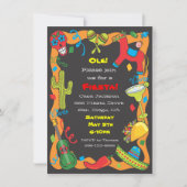 Ole! uitnodiging van de Mexicaanse partij Fiesta (Voorkant)