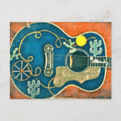 Ole Western Guitar Postcard Briefkaart (Voorkant)