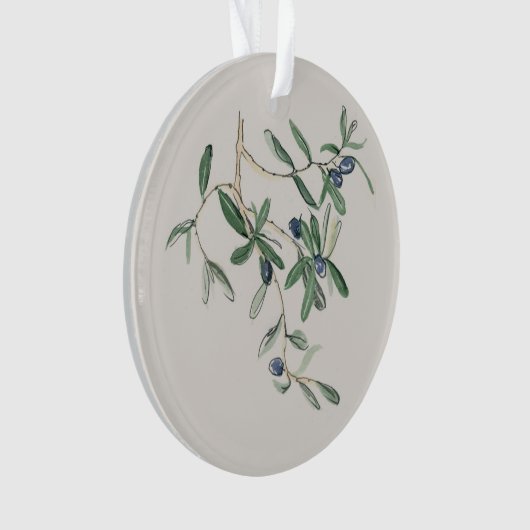 Olea Europana - Black Olive Ornament (voorkant)