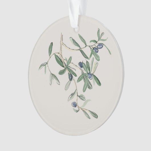 Olea Europana - Black Olive Ornament (voorkant)