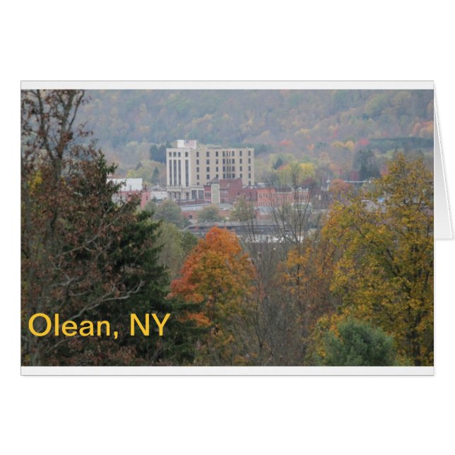 Olean, NY Briefkaart (Voorkant Horizontaal)