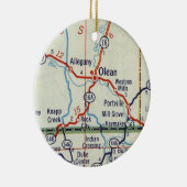 Olean NY Keramisch Ornament (Rechts)