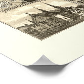 Olean, NY Panoramic Map - 1882 Poster (Hoek)