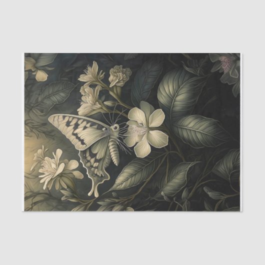 Oleander Dreams, Moth in Twilight Tissuepapier (Voorkant)