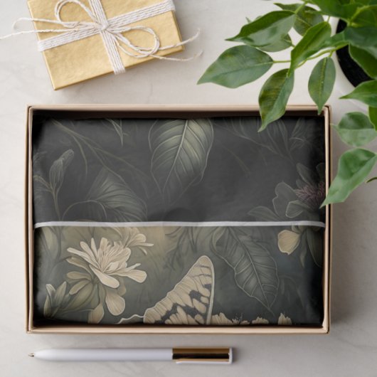 Oleander Dreams, Moth in Twilight Tissuepapier (Geschenk)