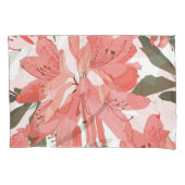 Oleander Flower: Sinaasappel wit Kussensloop (Voorkant)