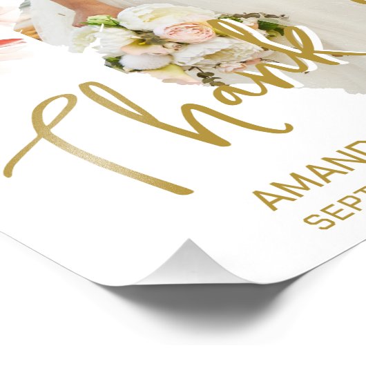 Oleander Flowers Bedankt Trouwfoto afdrukken Foto Afdruk (Hoek)