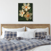 Oleander: giftige elegantie impressionistische oli canvas afdruk (Insitu (Slaapkamer))