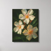 Oleander: giftige elegantie impressionistische oli canvas afdruk (Voorkant)
