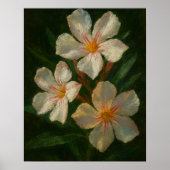 Oleander: giftige elegantie impressionistische oli poster (Voorkant)