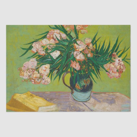 Oleanders door Vincent Van Gogh Decoupage Tissuepapier (Voorkant)