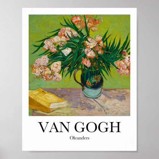 Oleanders door Vincent Van Gogh Poster (Voorkant)