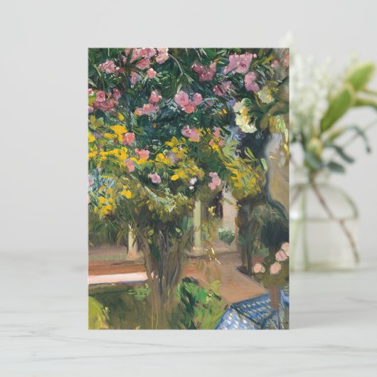 Oleanders | Joaquín Sorolla (Staand voorkant)