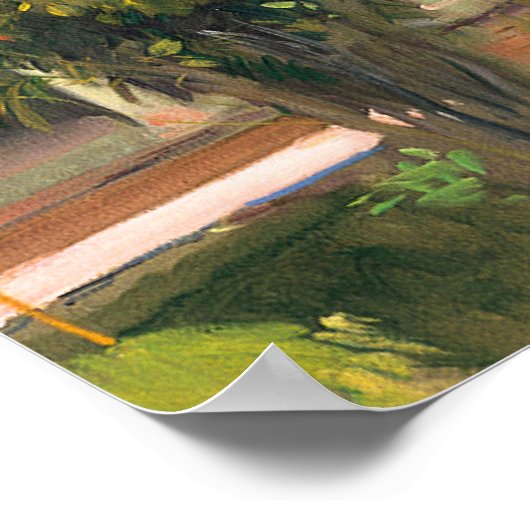 Oleanders | Joaquín Sorolla Poster (Hoek)