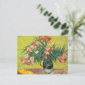 Oleanders Print door Vincent van Gogh Briefkaart (Staand voorkant)