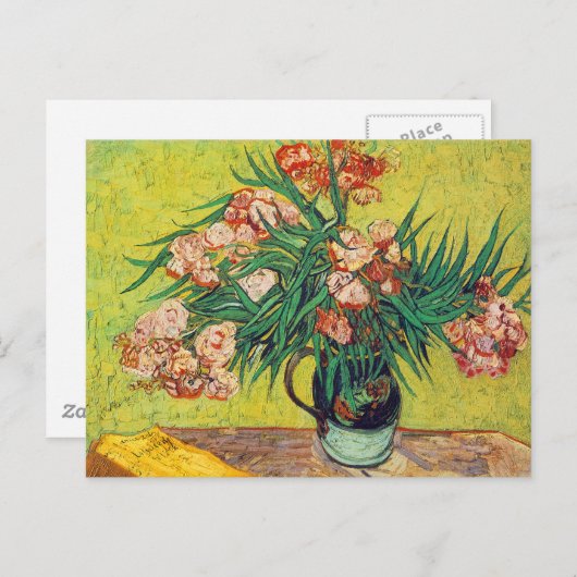 Oleanders Print door Vincent van Gogh Briefkaart (Voorkant / Achterkant)