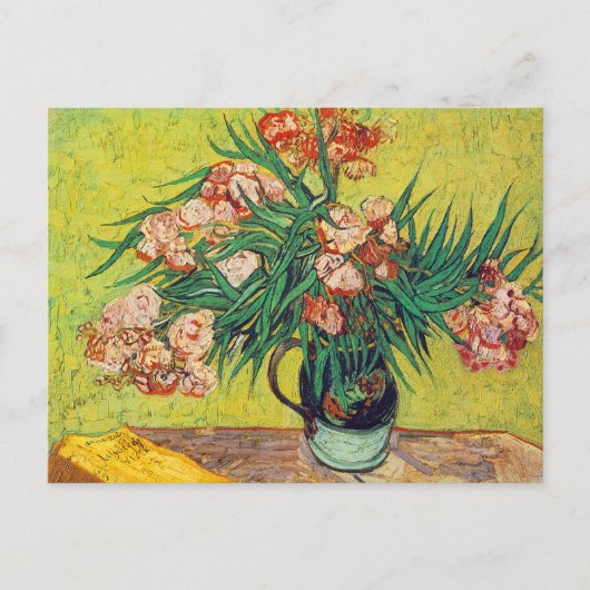 Oleanders Print door Vincent van Gogh Briefkaart (Voorkant)