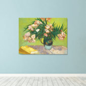 Oleanders Van Gogh Canvas Print (Insitu (Houten vloer))