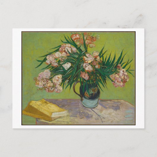 Oleanders van Vincent Van Gogh bloemen ansichtkaar Briefkaart (Voorkant)