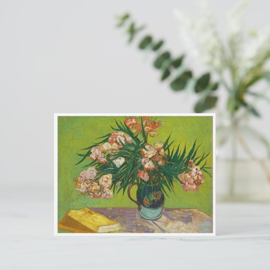 Oleanders, Vincent van Gogh Briefkaart (Staand voorkant)