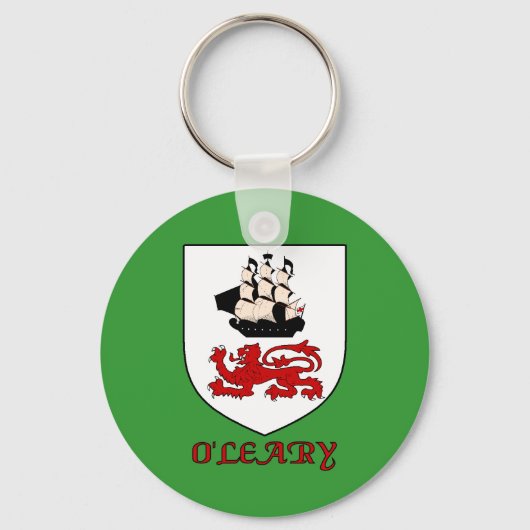 O'Leary Family Shield Sleutelhanger (Voorkant)