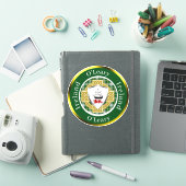 O'Leary Ierse Schild/Celtisch Kruis Persoonlijk Sticker (iPad Cover)