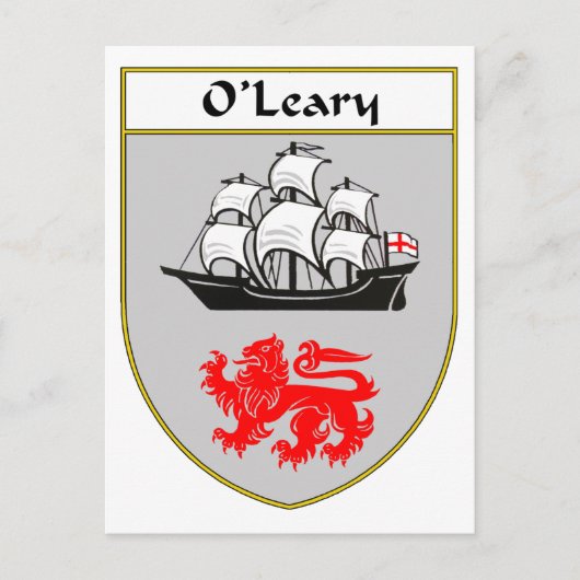O'Leary wapenschild / familiewapen Briefkaart (Voorkant)