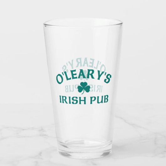 O'Leary's Irish Pub Glas (Achterkant)
