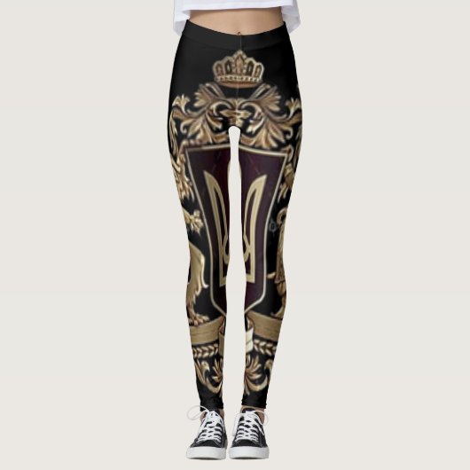 Olena Zelenska Oekraïne Wapen Leggings (Voorkant)