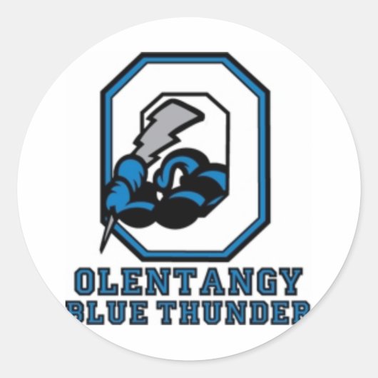 Olentangy Blue Thunder Stickers (Voorkant)